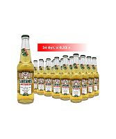 Упаковка "SANTANOS Tequila Lime", 0,33 л, светлое фильтрованное пастеризованное, 24 бут