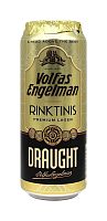 "VOLFAS ENGELMAN RINKTINIS DRAUGHT", ж/б, 0,5 л, светлое нефильтрованное пастеризованное
