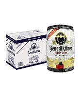 Упаковка "Benediktiner Weissbier", 5 л, светлое нефильтрованное непастеризованное, 2 mini kegs