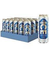 Упаковка "VOLFAS ENGELMAN ICE", светлое фильтрованное пастеризованное, 0,568 л, 24 ж/б