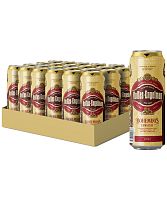 Упаковка "VOLFAS ENGELMAN BOHEMIJOS TAMSUSIS", 0,568 л, темное фильтрованное пастеризованное, 24 ж/б