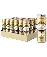 Упаковка "VOLFAS ENGELMAN NON ALCO LAGER", 0,568 л, светлое безалкогольное, 24 ж/б