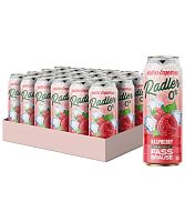 Упаковка "VOLFAS ENGELMAN NON ALCO RADLER RASPBERRY", 0,5 л, безалкогольное с малиновым соком, 24ж/б