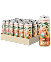 Упаковка "VOLFAS ENGELMAN NON ALCO RADLER PEACH", 0,5 л, безалкогольное с персиковым соком, 24 ж/б