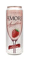 "Аморе со вкусом сладкой клубники" ("Amore with taste of sweet strawberry"), 0,45 л, ж/б