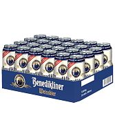 Упаковка "Benediktiner Weissbier", 0,5 л, 24 ж/б