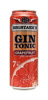 "РЕГСТАЕРС СО ВКУСОМ ДЖИНА, ТОНИКА И ГРЕЙПФРУТА", 0,43 л, ж/б