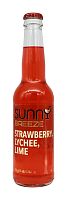 "САНИ БРИЗ со вкусом КЛУБНИКИ, ЛИЧИ, ЛАЙМА" ("SUNNY BREEZE - STRAWBERRY, LYCHEE, LIME"), 0,33 л