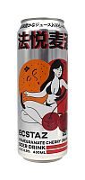"ECSTAZ (ЭКСТАЗ) СО ВКУСОМ ГРАНАТА, ВИШНИ И АПЕЛЬСИНА", 0,43 л, ж/б