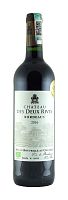 "CHATEAU DES DEUX RIVES BORDEAUX", 0,75 л, красное сухое 