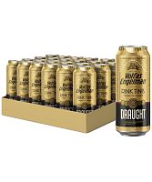 Упаковка "VOLFAS ENGELMAN RINKTINIS DRAUGHT", 0,5 л, светлое нефильтрованное пастеризованное, 24 ж/б