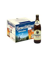 Упаковка "Benediktiner Weissbier", 0,5 л, светлое нефильтрованное пастеризованное, 12 бут